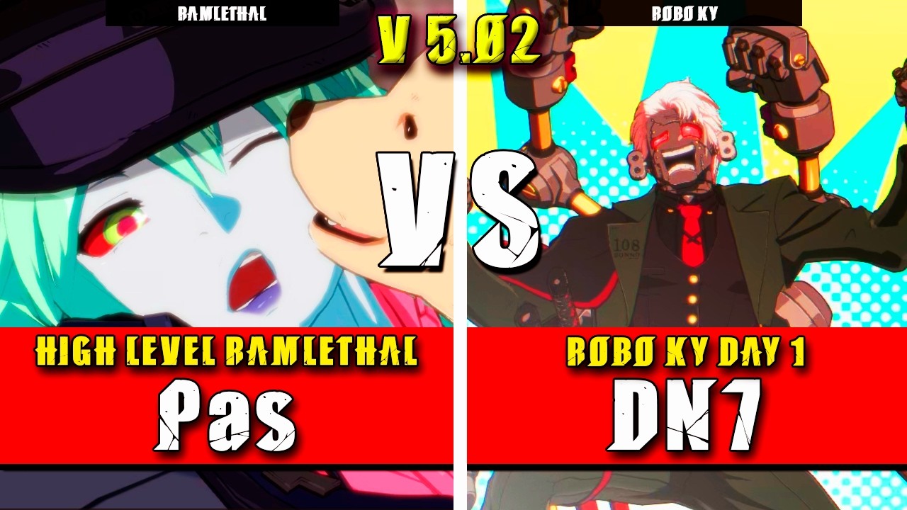GGST | Pas (Ramlethal) VS DN7 (Robo Ky) | Guilty Gear Strive High level gameplay