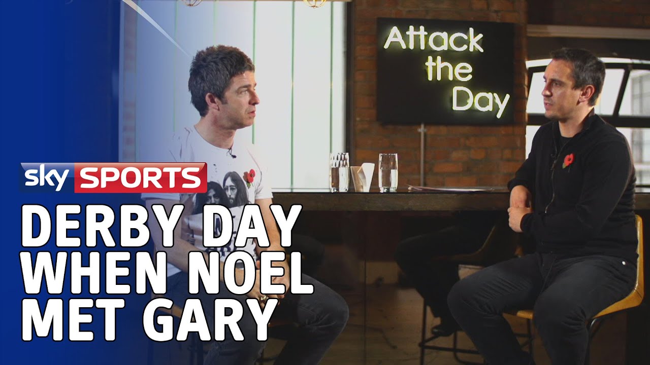 When Noel Gallagher met Gary Neville to discuss the Manchester derby