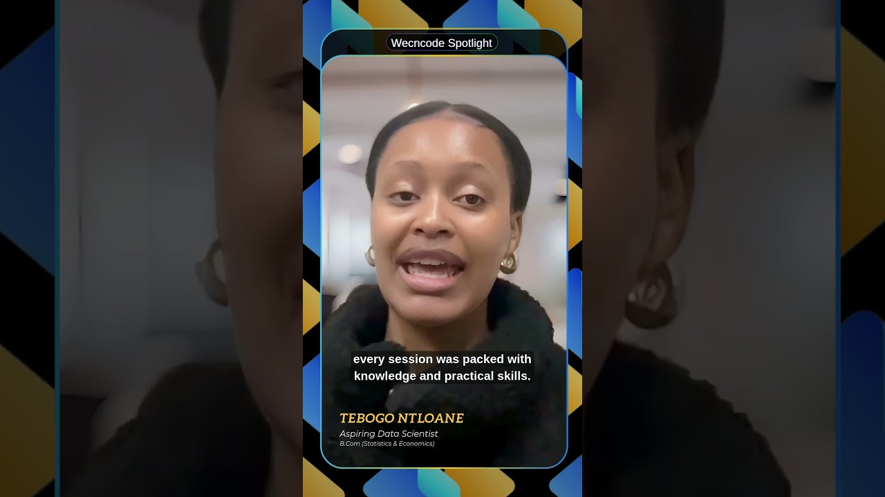 From Code Newbie to Future Data Scientist - Tebogo's Wecncode Journey #aijourney