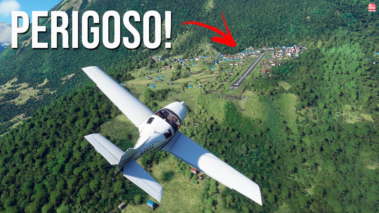 FLIGHT SIMULATOR 2020 - POUSANDO NOS AEROPORTOS MAIS PERIGOSOS DO MUNDO | Lukla e Courchevel