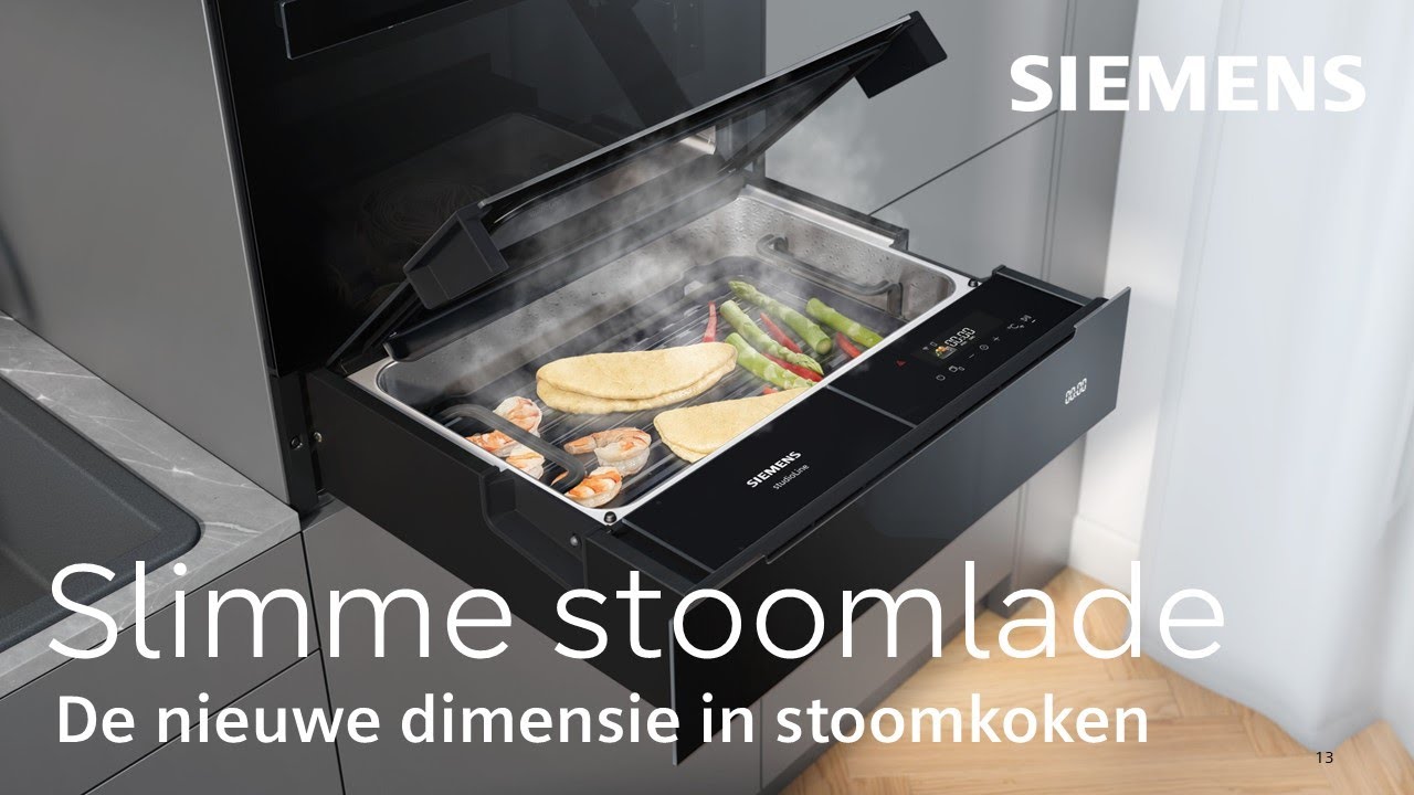 Onze eerste intelligente stoomlade | Siemens Home België
