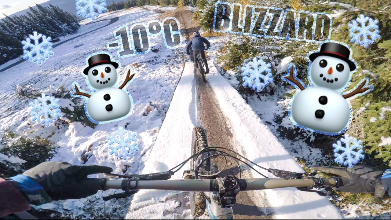 Blizzard Shenanigans in Hafjell Bike Park⎪PART 1/2⎪Closing Weekend 2019⎪-10°C🥶