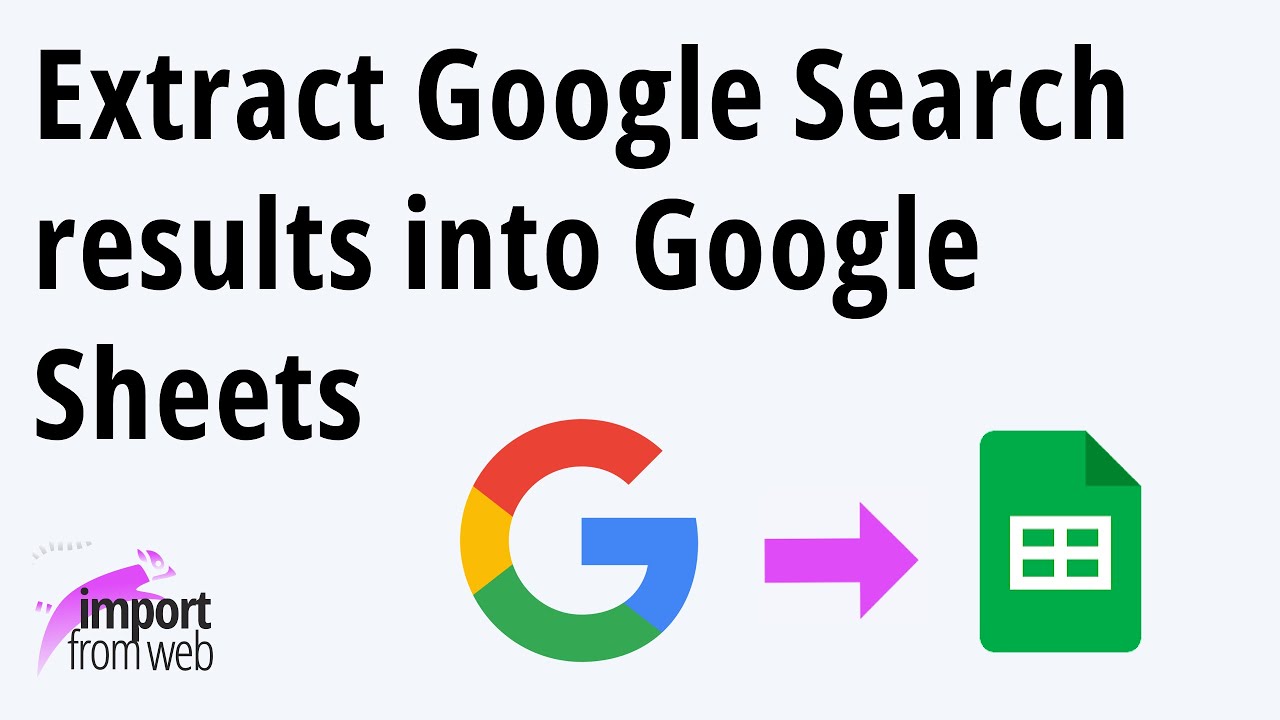 🚀 Extract Google search results into Google Sheets
