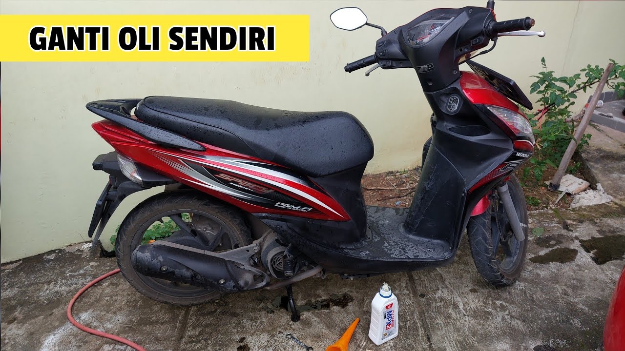 Tutorial Ganti Oli Mesin Motor Honda Spacy