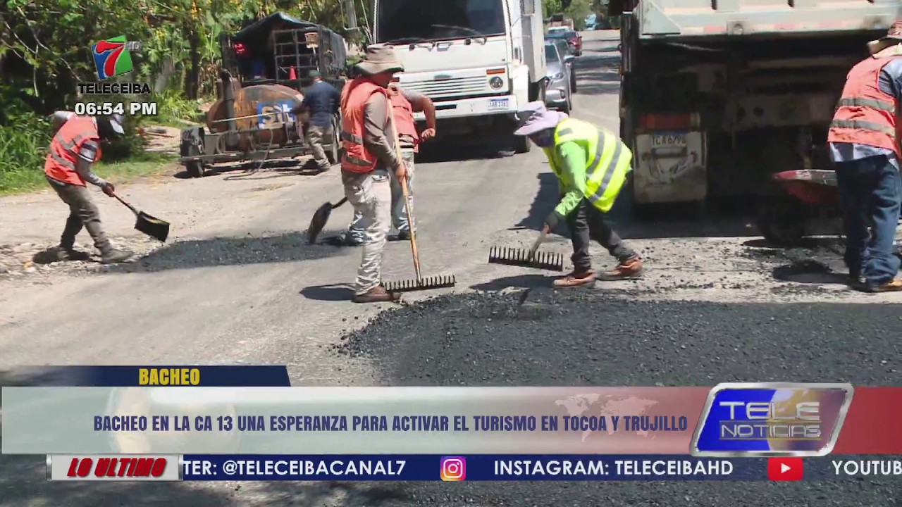 Bacheo en la CA-13 una esperanza para activar el turismo en Tocoa y Trujillo