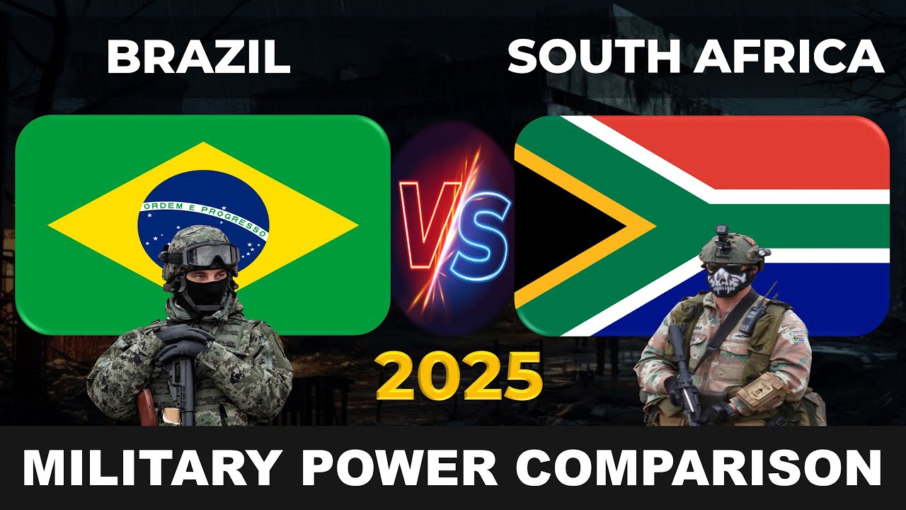 Brazil vs South Africa Military Power 2025 | South Africa vs Brazil Military Power 2025