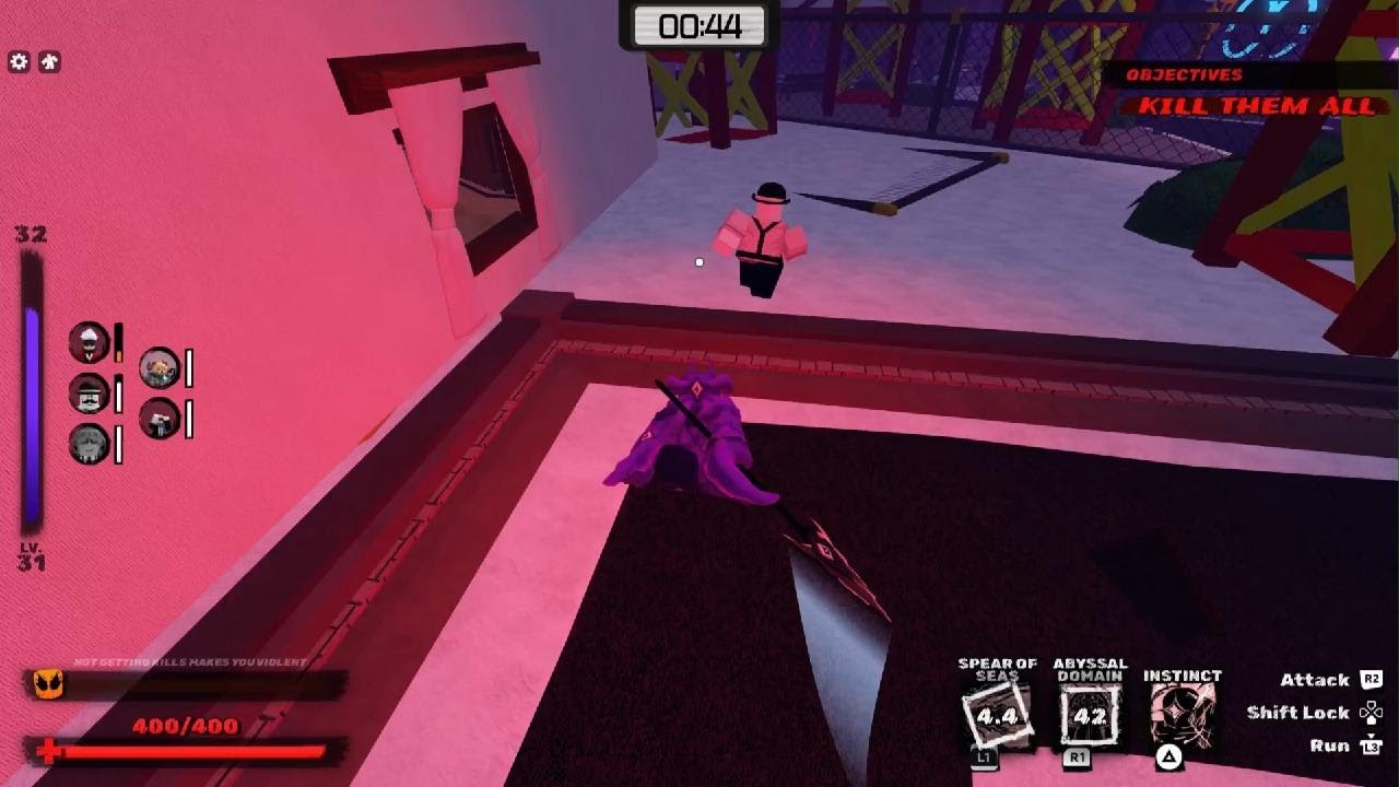 Roblox Chasing new killer (sabastian)