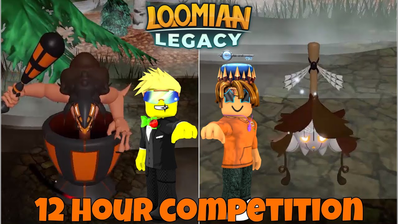 I Hunted 12 Hours VS TonyTainMent, who will get luckier? | Loomian Legacy