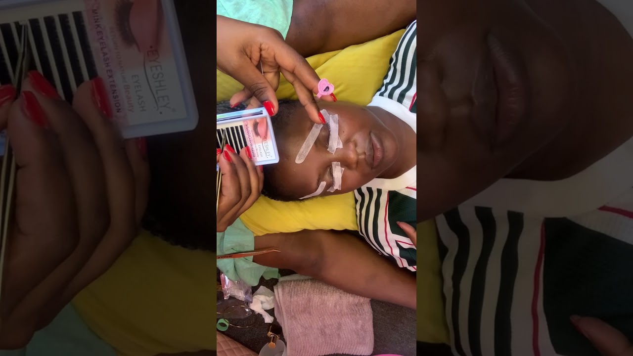 Jinsi ya kubandika kope za moja moja yaani individual lashes