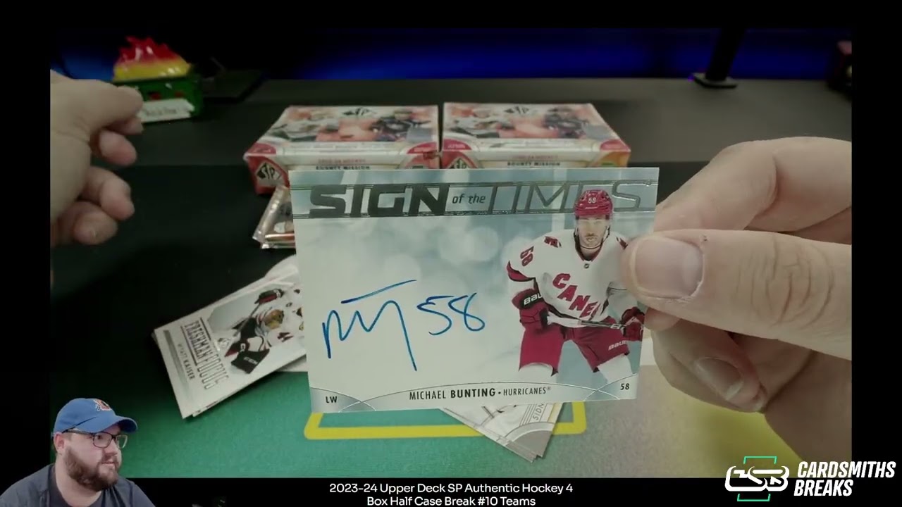 2023 24 Upper Deck SP Authentic Hockey 4 Box Half Case Break #10