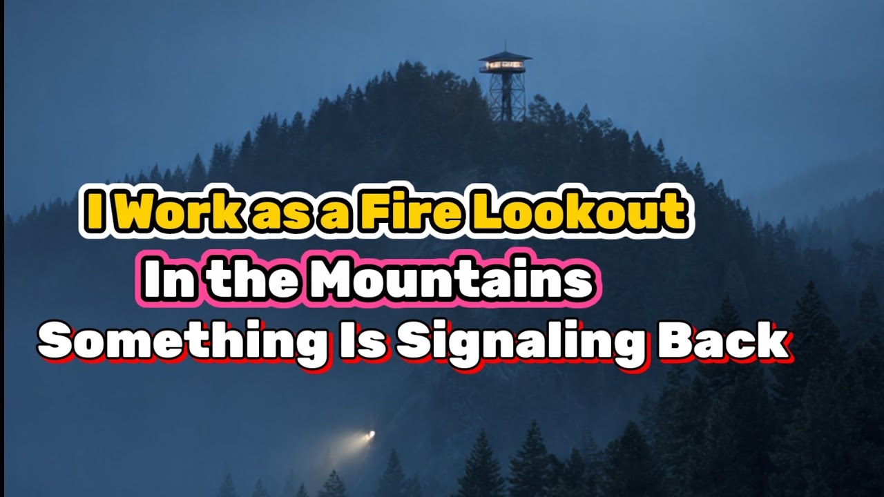 I Work as a Fire Lookout in the Mountains… Something Is Signaling Back