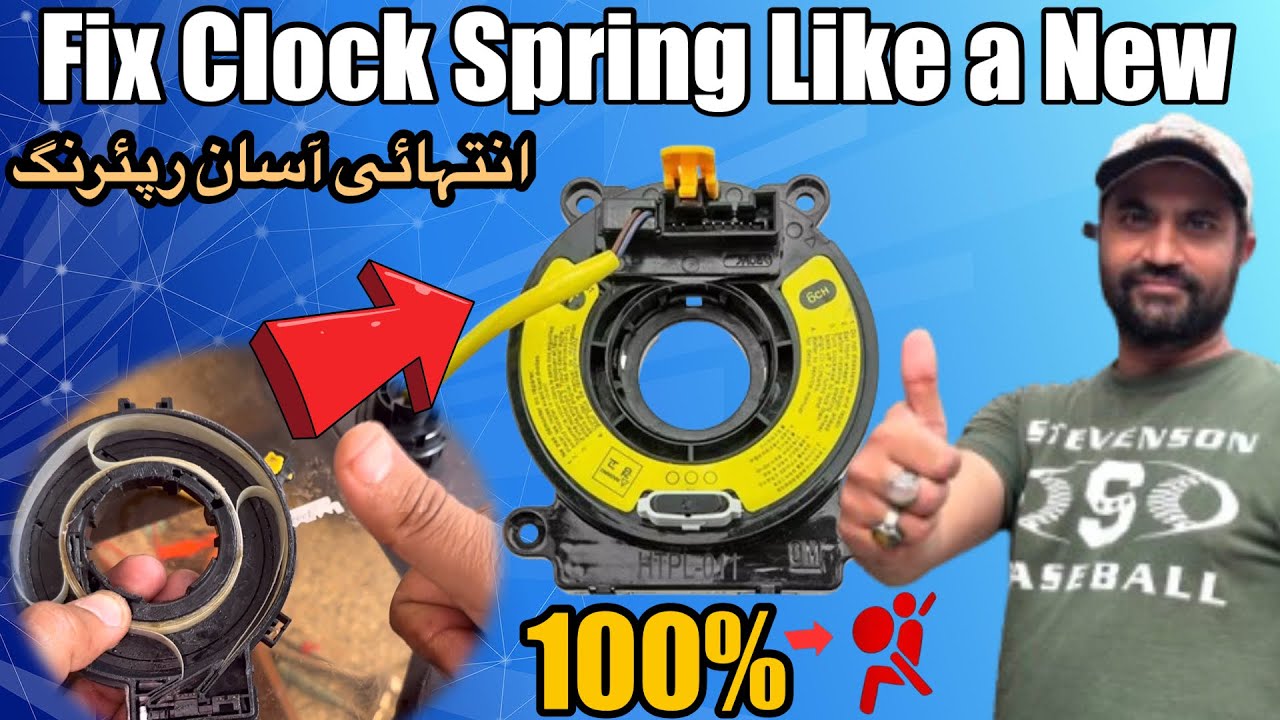 How to Repair Steering Wheel Clock Spring | Fix SRS Airbag | Replace Spiral Cable | Horn not Working