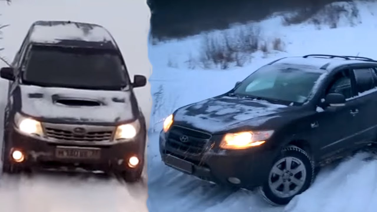 Test ESP, Forester & Santa Fe, Niva-Land