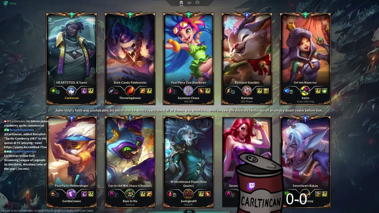 K'Sante vs Heimerdinger | Gold | Dec. 19, 2025