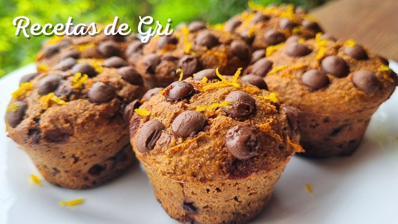 De Naranja Y Chocolate SON SUPER ESPONJOSOS Y ...Sin TRIGO Ni HUEVOS Ni AZÚCAR