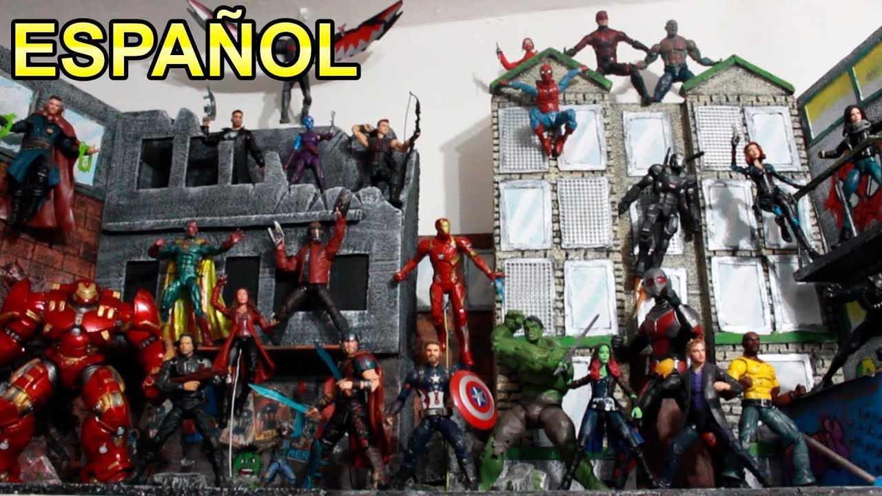 Haciendo Un Diorama Display Para Marvel Legends