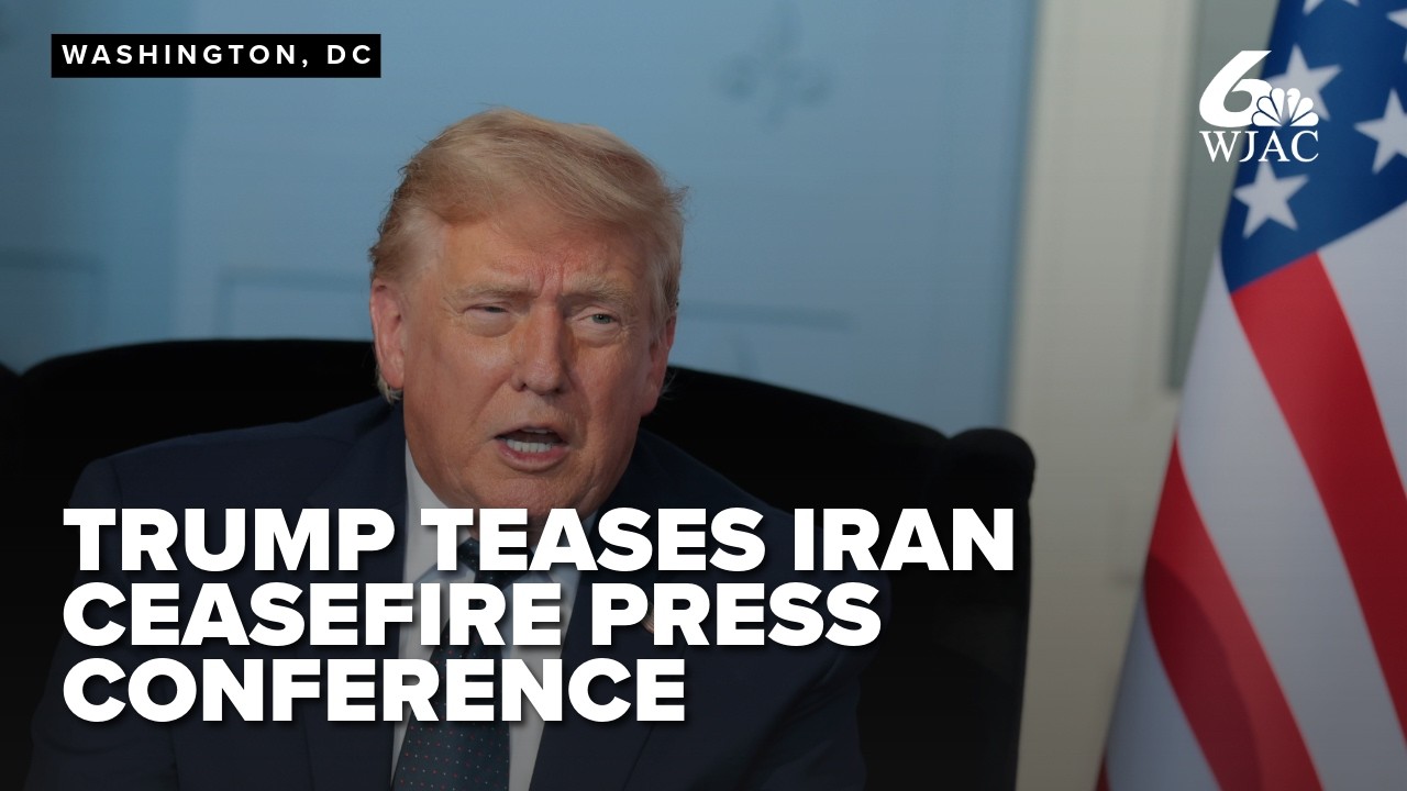 Трамп намекнул на объявление о прекращении огня со стороны Ирана во время двусторонней встречи с ...