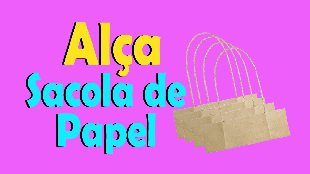 ALÇA PARA SACOLA - COMO FAZER