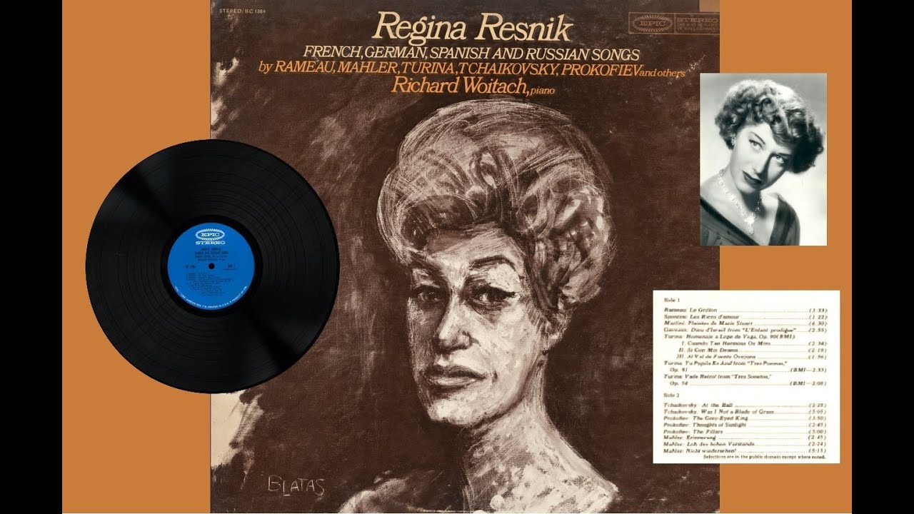 Regina Resnik in songs (Epic Lp)