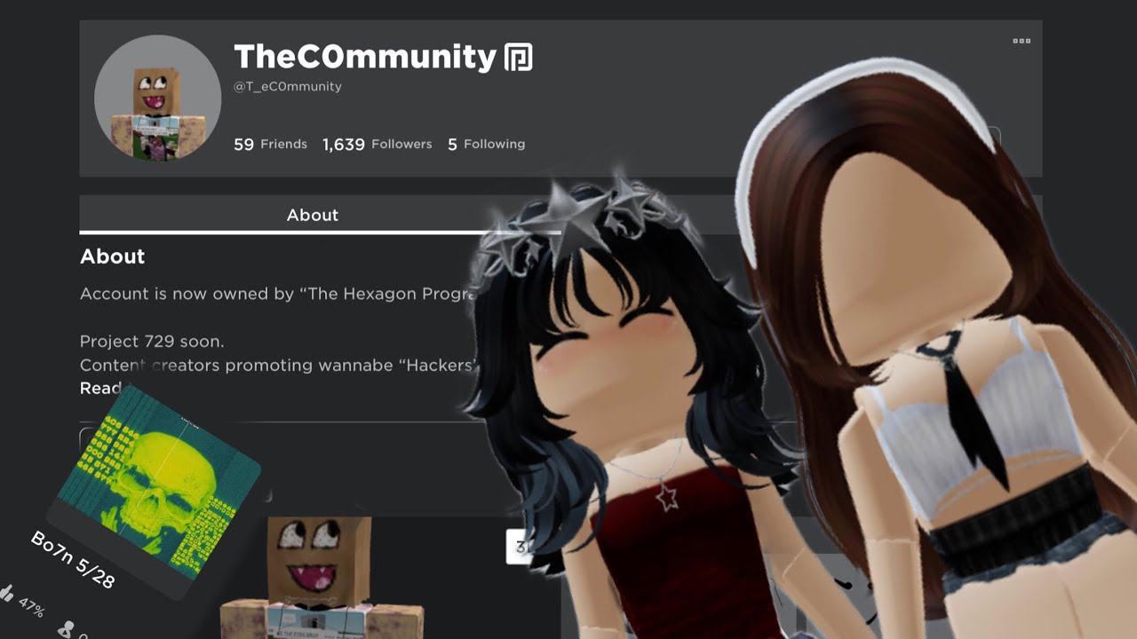 Investigating thec0mmunity w/ my friend #roblox #hacker #myths #robloxmyths  #thec0mmunity #viral