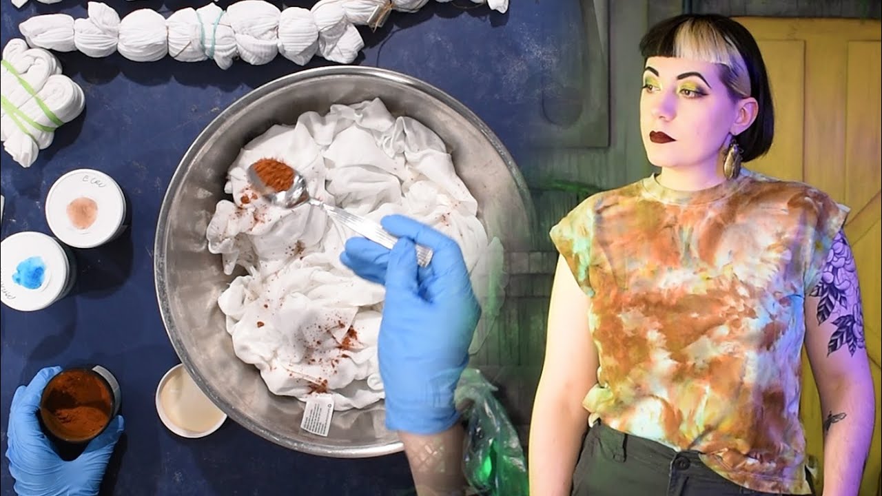 Trying Ice Dyeing // Playing With Tie Dye