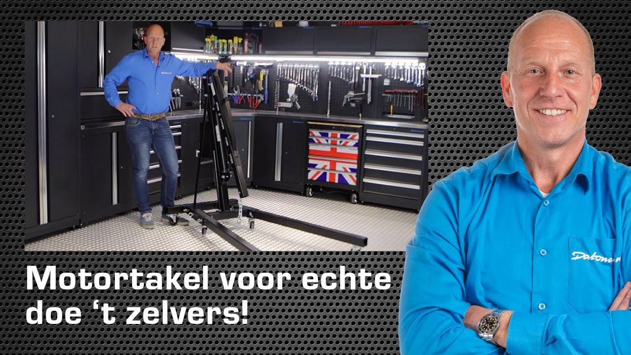 Motortakel 2 ton inklapbaar - Rintje Ritsma laat 't zien | Datona.nl | motorblok takel demonteren