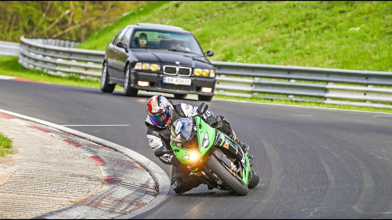 Nürburgring Nordschleife motorbike - 7:52 BTG - TEST LAP - 2007 Kawasaki Ninja ZX-10R