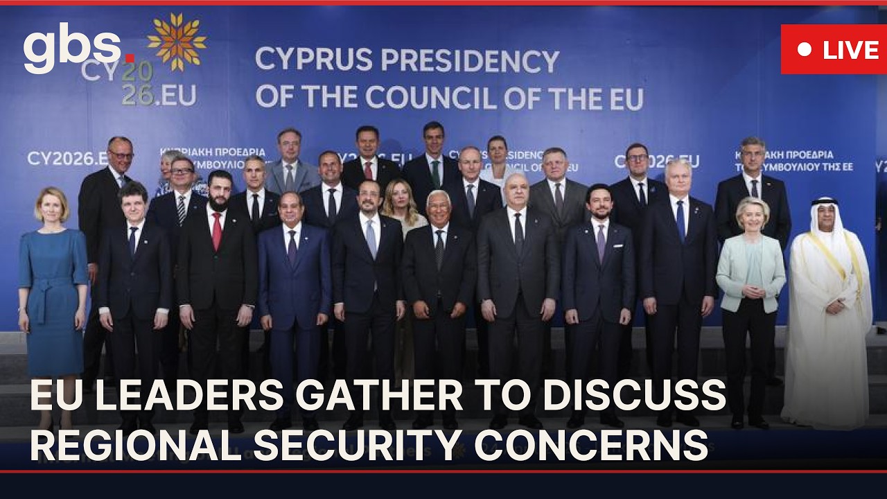 🔴LIVE: EU Defence Ministers Arrive in Cyprus for Talks on Ukraine and Maritime Security | AC1W