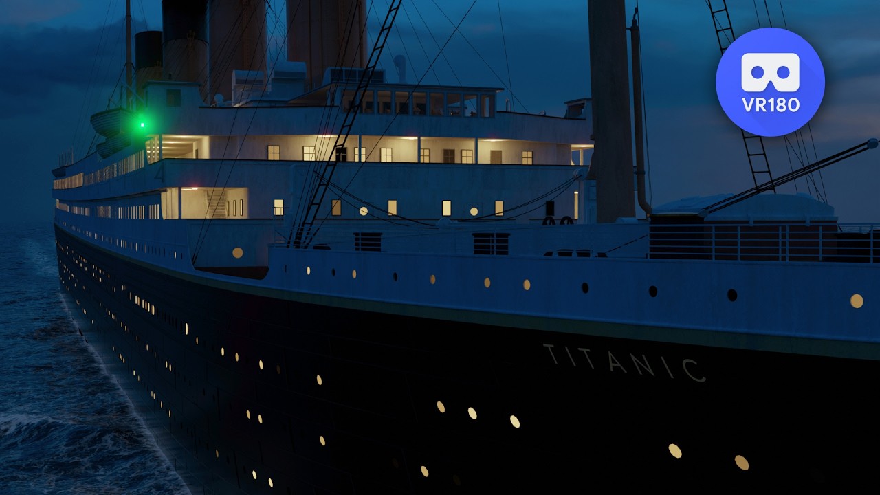 Titanic Sinking Anniversary 1912 VR180 in 3D 4K