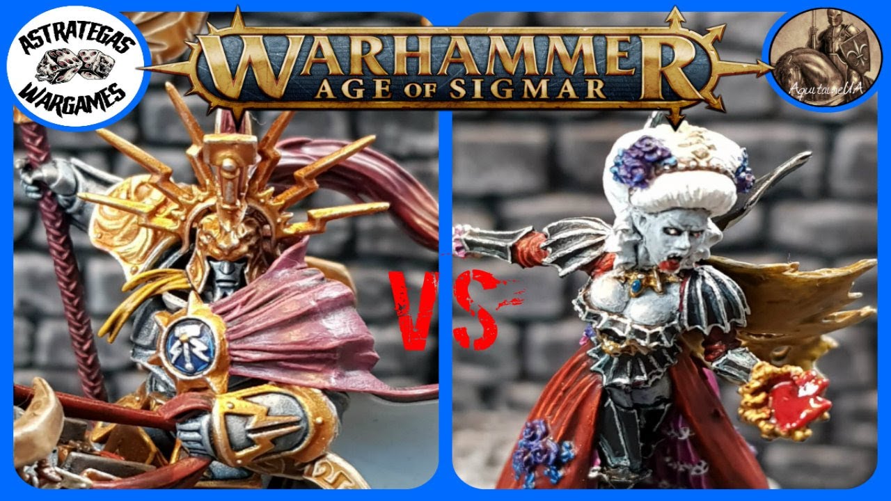 ⚡️AGE OF SIGMAR⚡️#1 Legiones de Nagash VS Stormcast Eternal - INFORME DE BATALLA