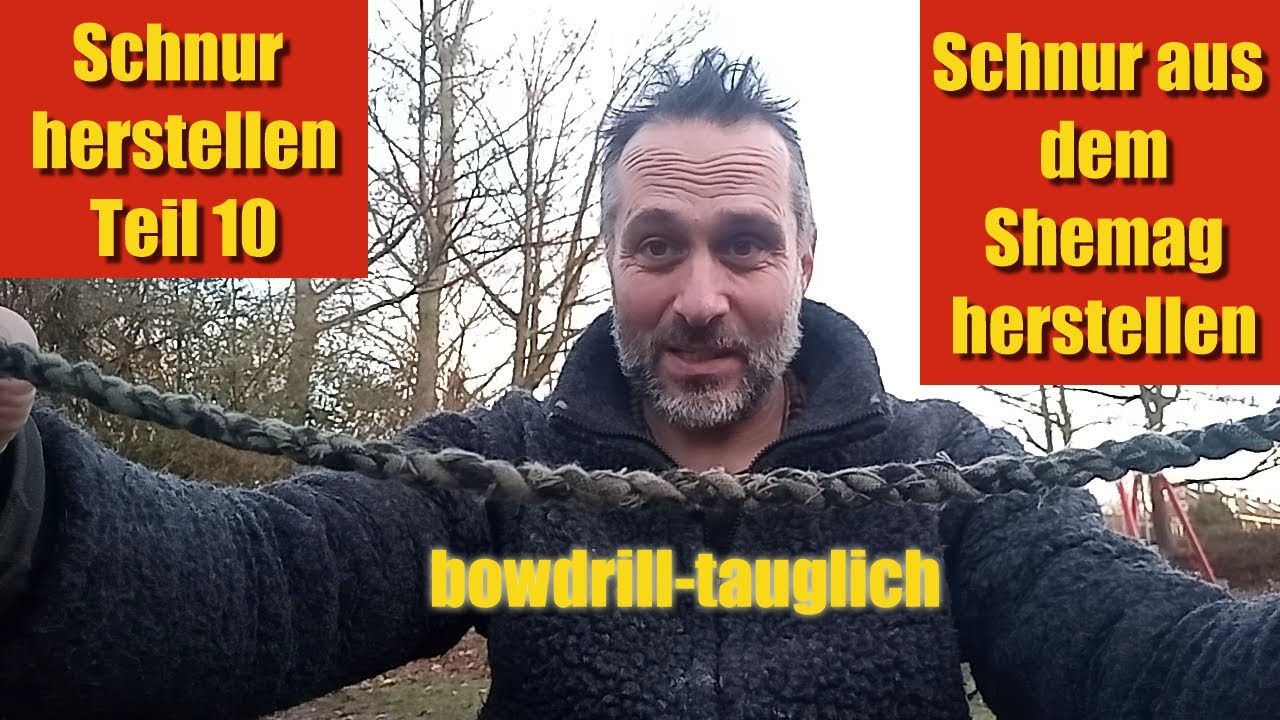 Stabile Schnur aus dem Shemag herstellen...