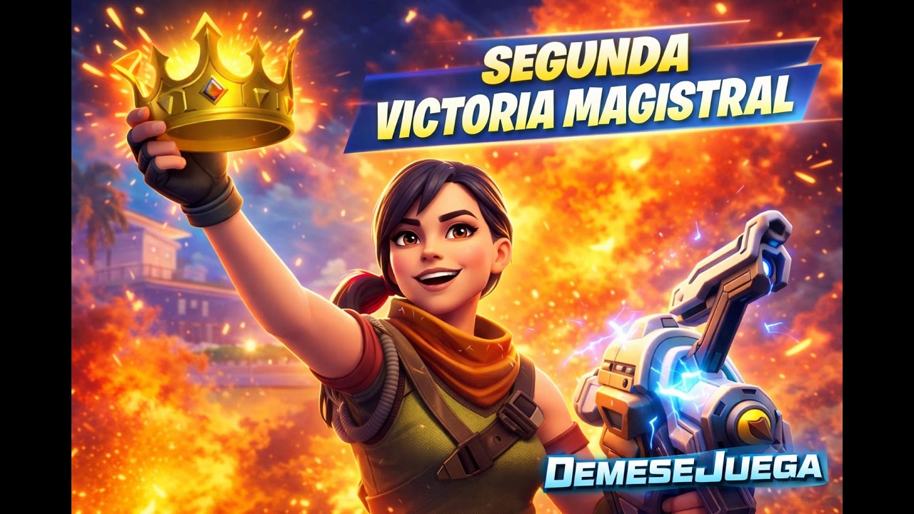 Segunda Victoria Magistral Fortnite (Con Corona) (DemeseDMS) (Switch)