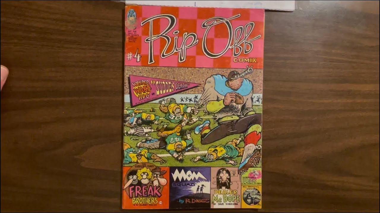 Rip Off Comix #4: Wonder Warthog vs football, E.Z. Wolf vs disco, and Griffith vs everything else!