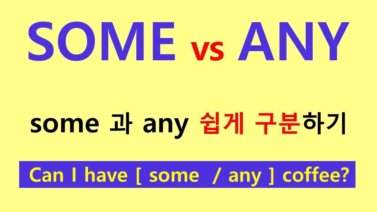 some, any 비교