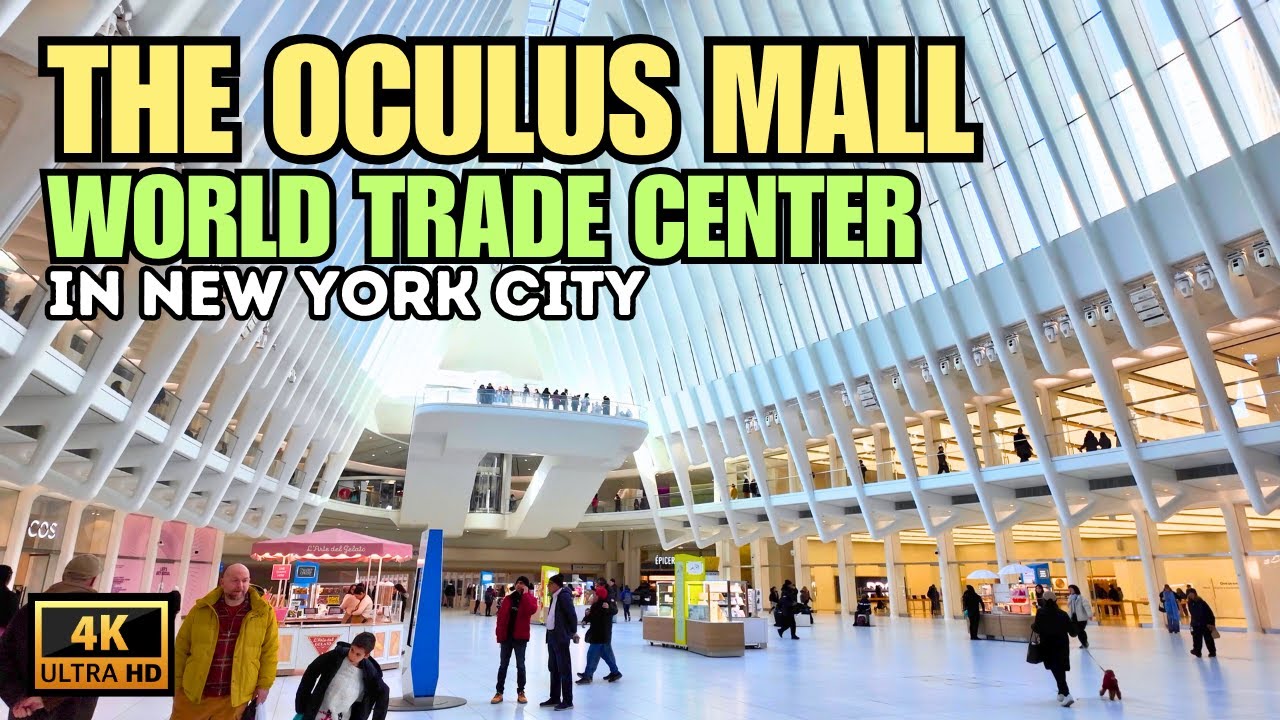 Exploring the Oculus Mall | Westfield World Trade Center | Manhattan New York City Tour [ 4K ]