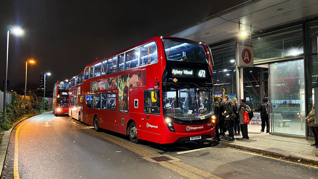 Full Route Visual | London Bus Route 472: Abbey Wood to North Greenwich 