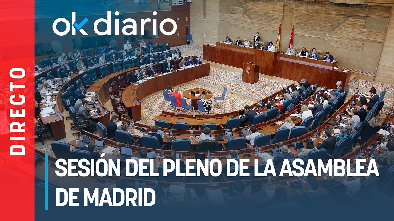 DIRECTO | Sesión del Pleno de la Asamblea de Madrid