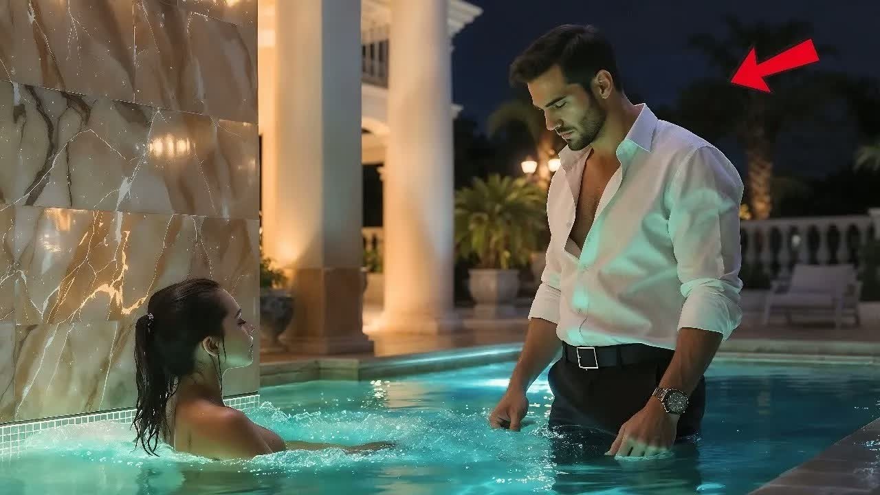 Era nuda, sola e cantava nella piscina di un miliardario… Quando lui entrò, tutto cambiò