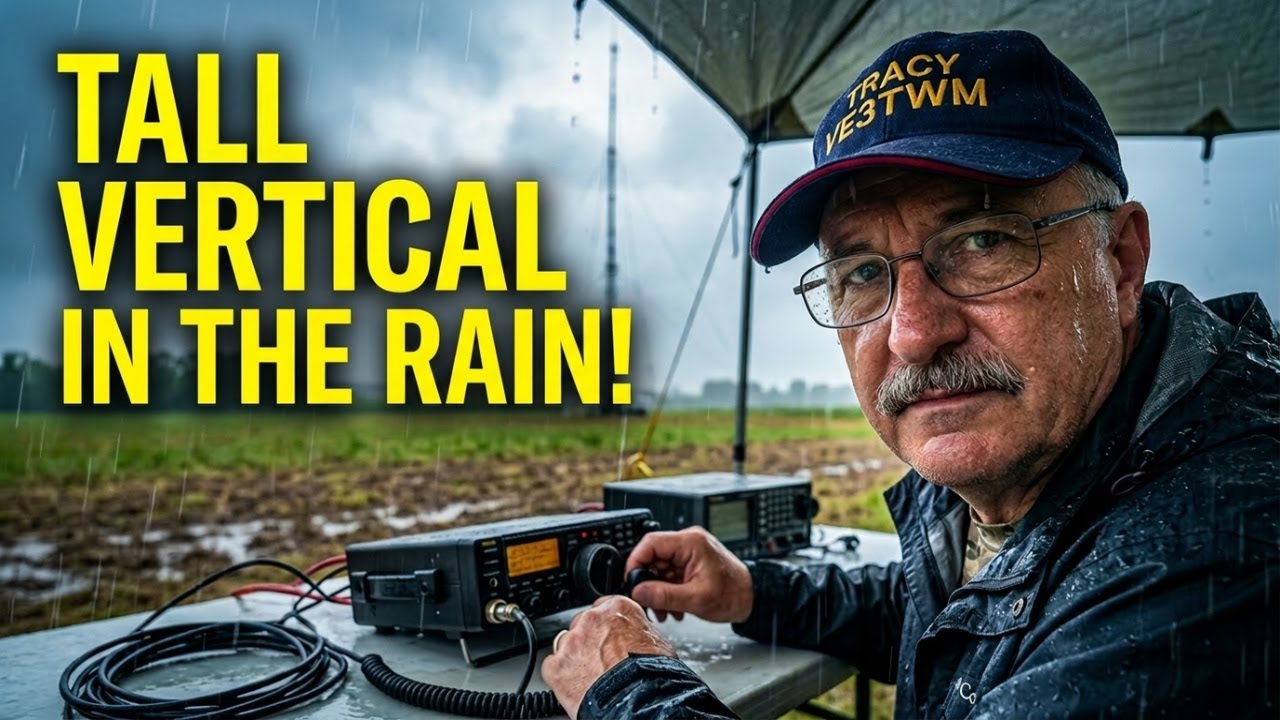Field Day 2018 - Rain and a VERY Tall Vertical