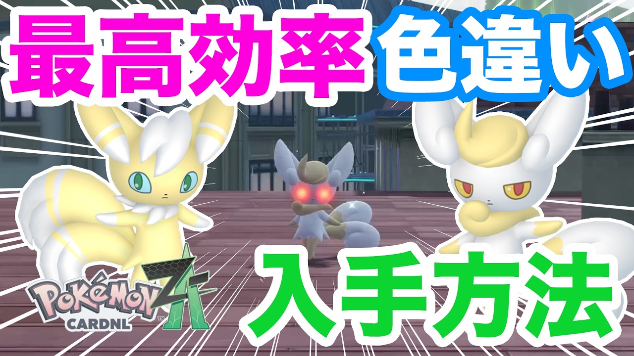 【ポケモンZA】簡単で最速！ニャオニクスの色違い入手方法！オス、メス両方ゲットしてランクバトルで対戦しよう！【ニャスパー】