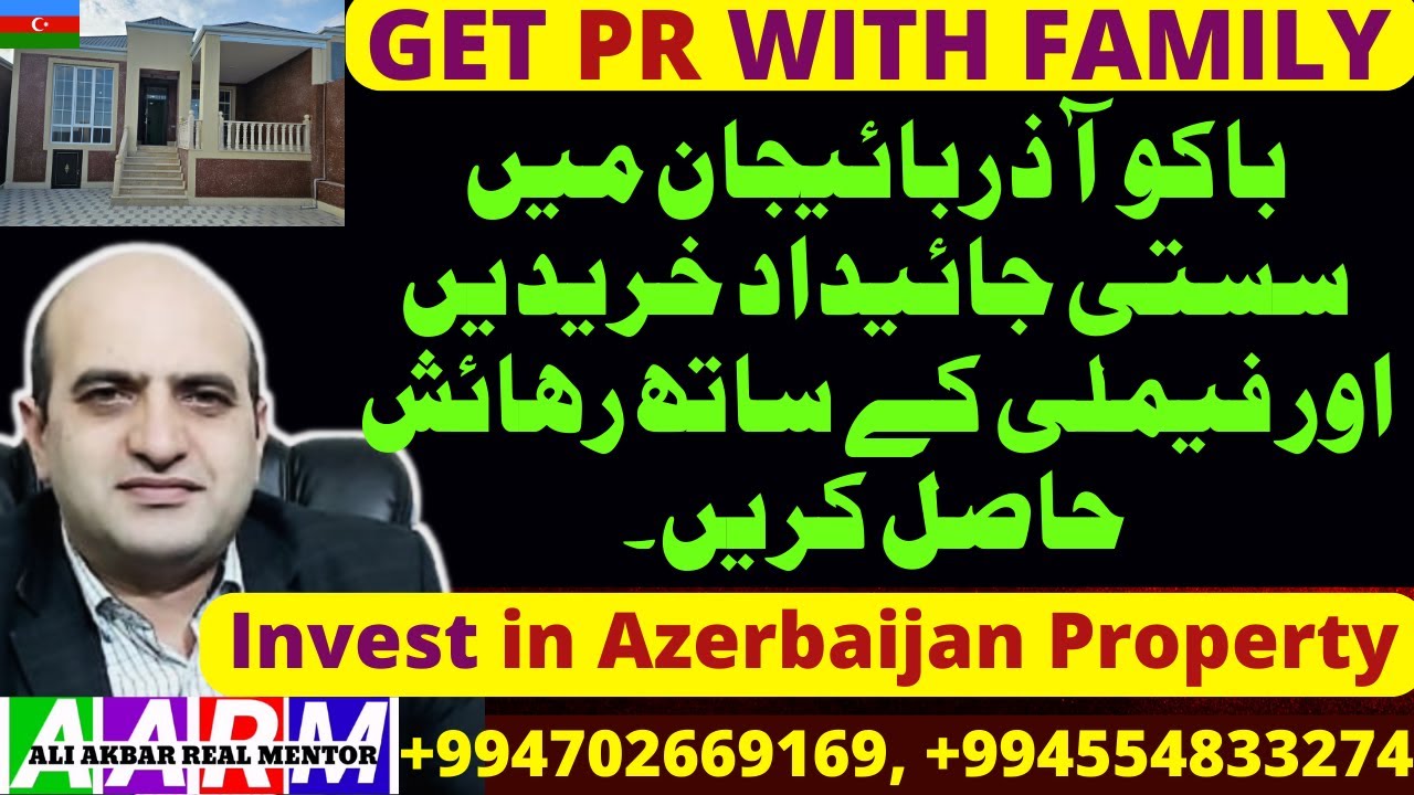 Budget Homes for Property Investment and Property Residence in Azerbaijan with family, Book Today