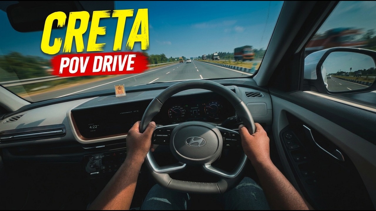 Hyundai Creta POV Drive | Gone Wrong | Pure RAW Sound, No Talking | 4K Highway Ride | Rev Kannadiga
