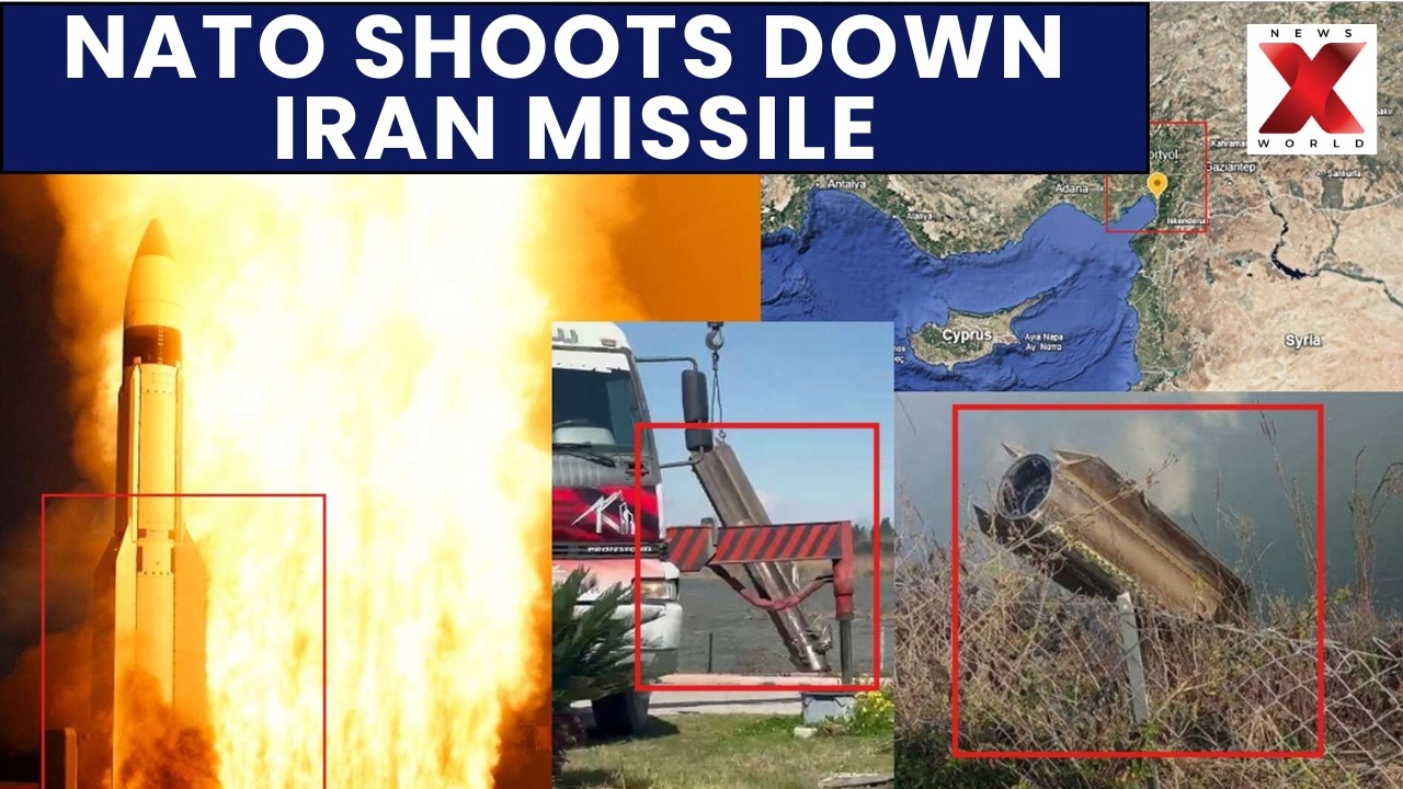 Turkey Says NATO Air Defences Intercept Second Iran Ballistic Missile In Airspace | NewsX World