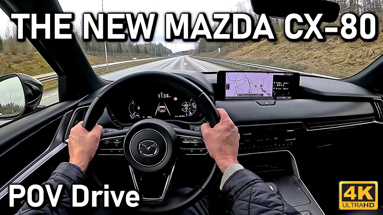 (2025) Mazda CX-80 2,5 PHEV Homura Plus POV Drive
