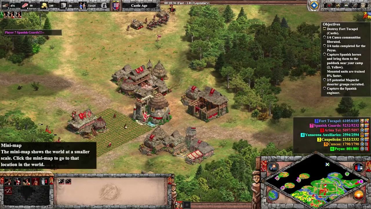 AoE2:DE - The Last Chieftains - Lautaro 3: The Battle of Tucapel