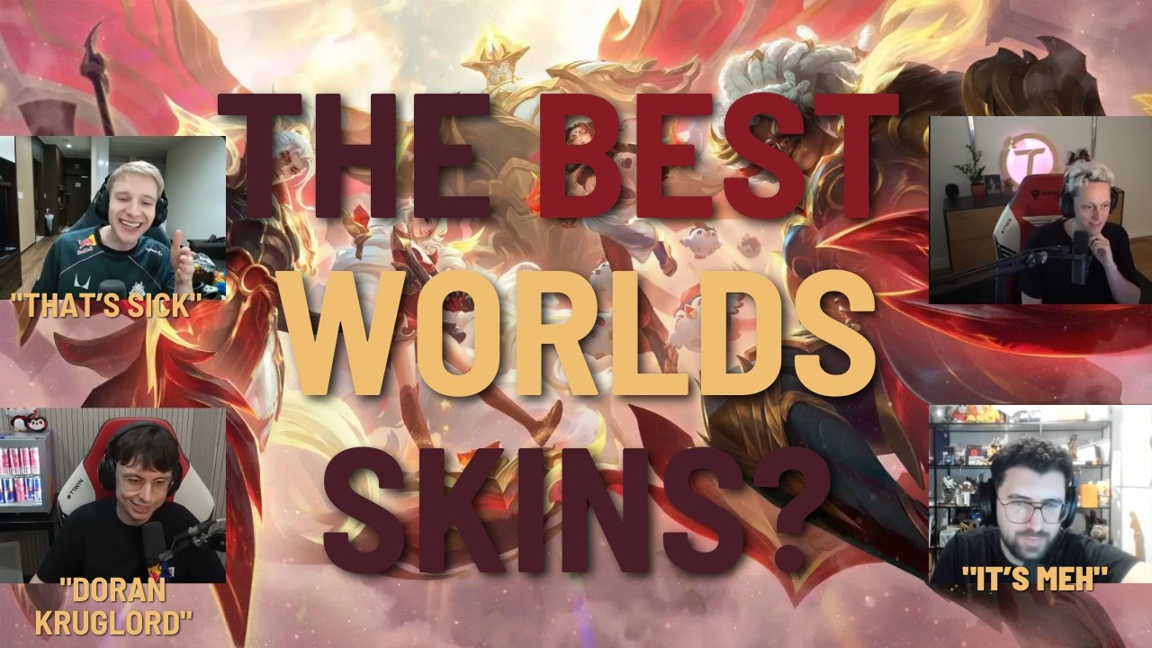 League Streamers reacts to T1 Worlds 2025 Skins