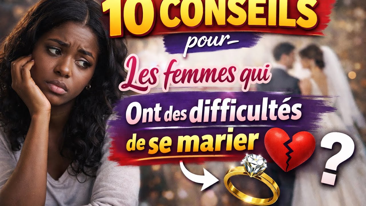 10 CONSEILS pour Les FEMMES qui Ont du mal a trouver un MARIAGE
