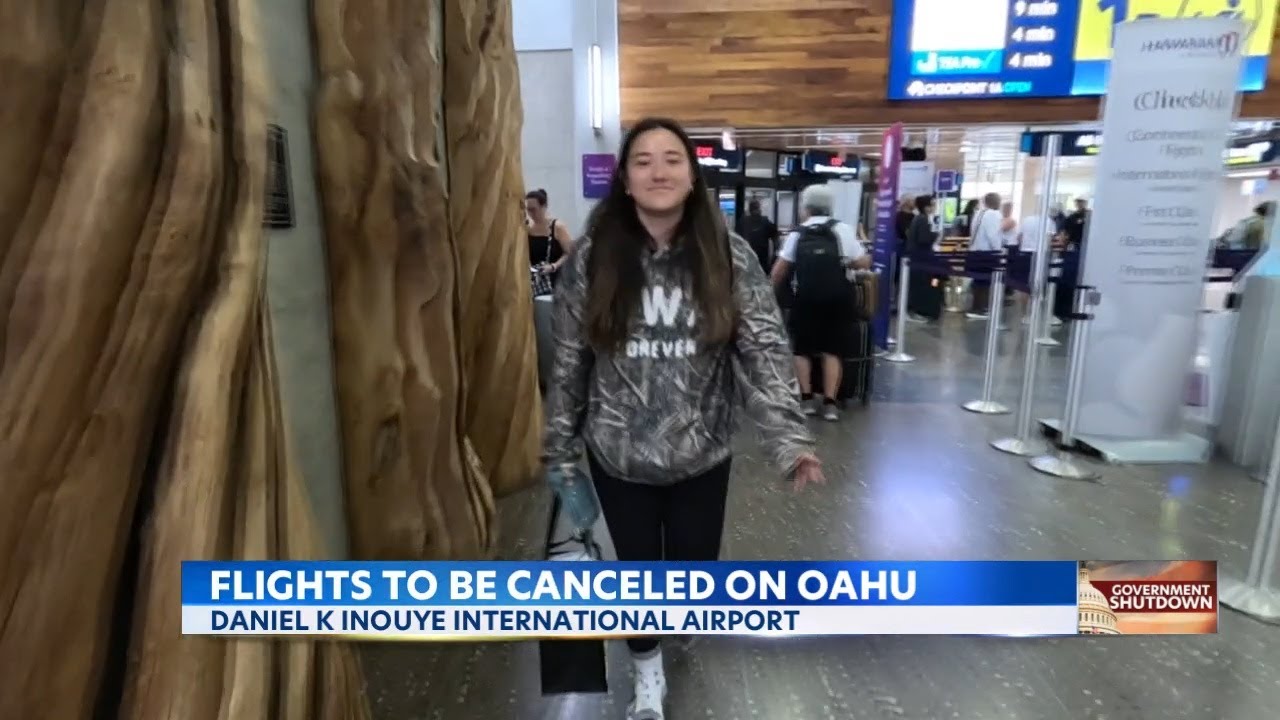 Honolulu travelers face delays after shutdown causes flight reductions