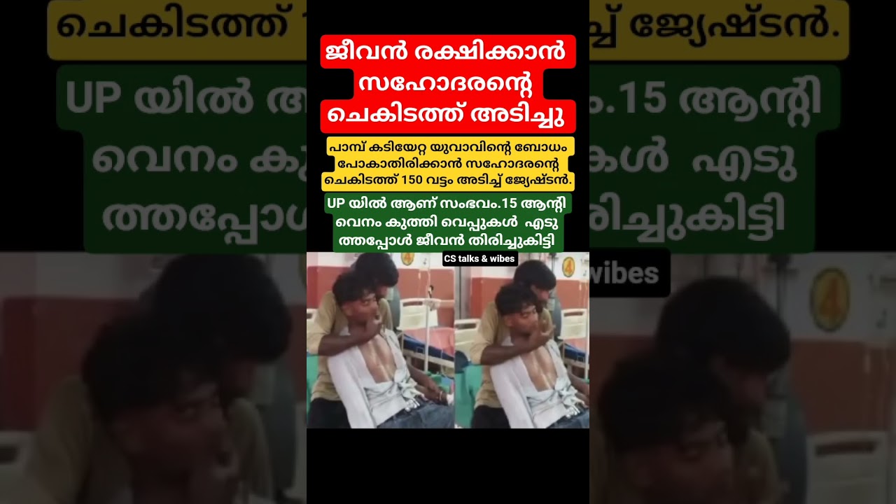 ആയുസ്സിന്റെ ബലം #shortsfeed #antivenom #malayalam #news #viral