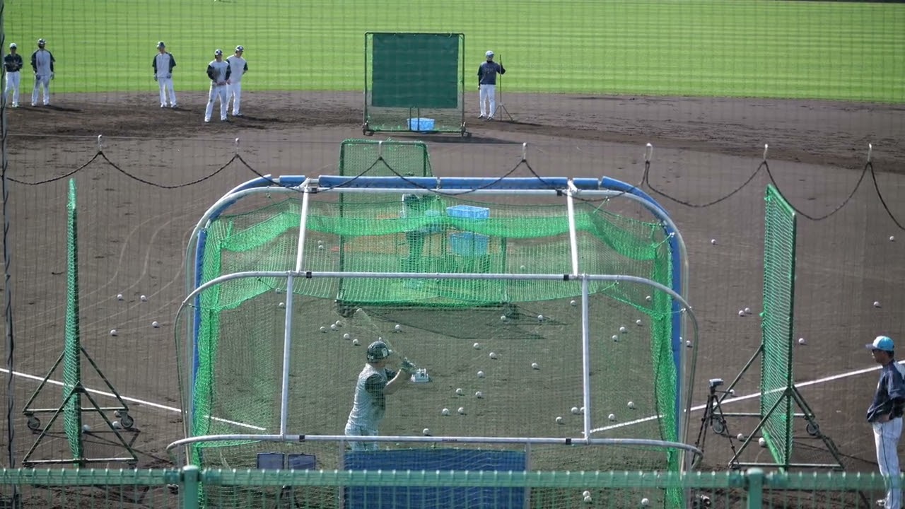 髙野颯太選手 西都春季キャンプ フリーバッティング 2026.02.15